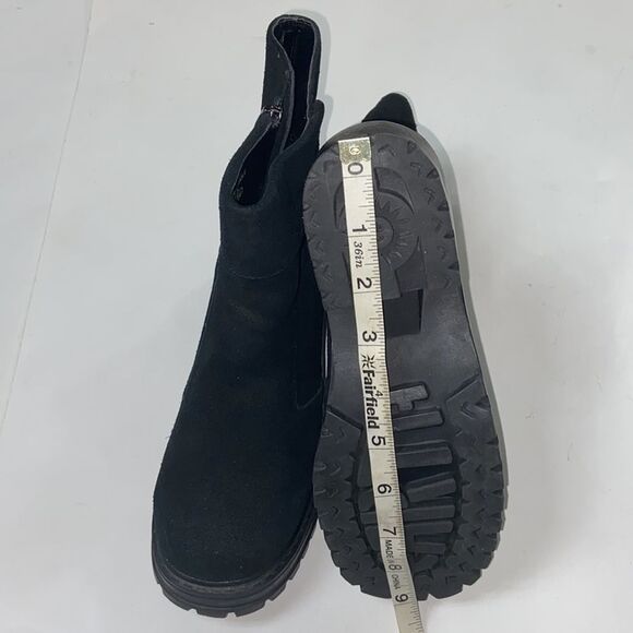 EARTH SHOE LEATHER UPPER SUEDE MANMADE OUTSOLE SHOES SIZE 5.5 BOOTS - Picture 6 of 10